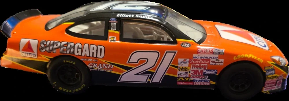 Elliott Sadler #21 Citgo Supergard Wood Brothers 1/24 Diecast Hot Wheels Loose